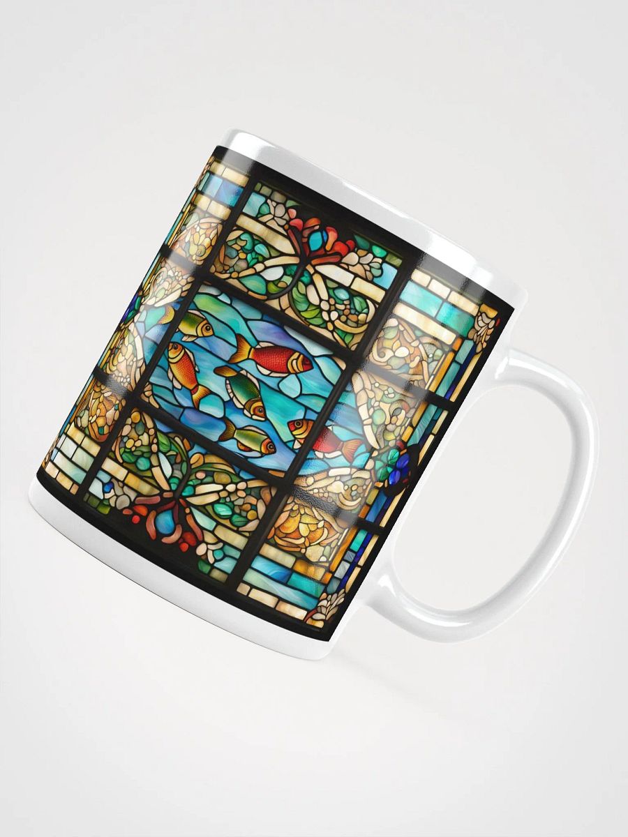 #001 - Goldfish Harmony Stained Glass Mug product image (4)