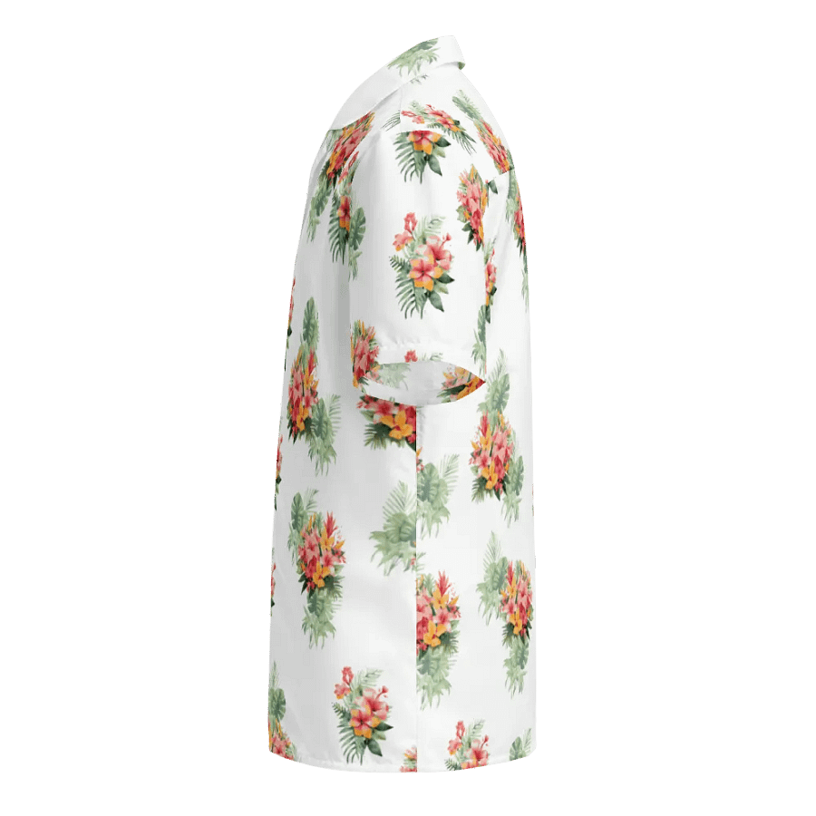 Hawaiian Style Shirt, Tropical Florals product image (8)