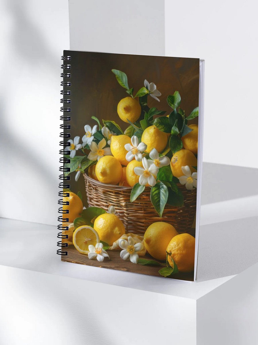 Lemons in a Basket Notebook product image (4)