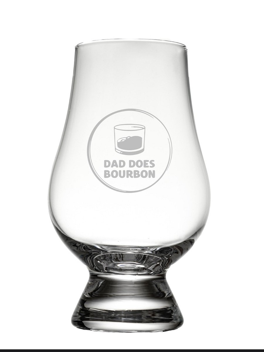 Dad Does Bourbon Glencairn Whiskey Glass product image (1)