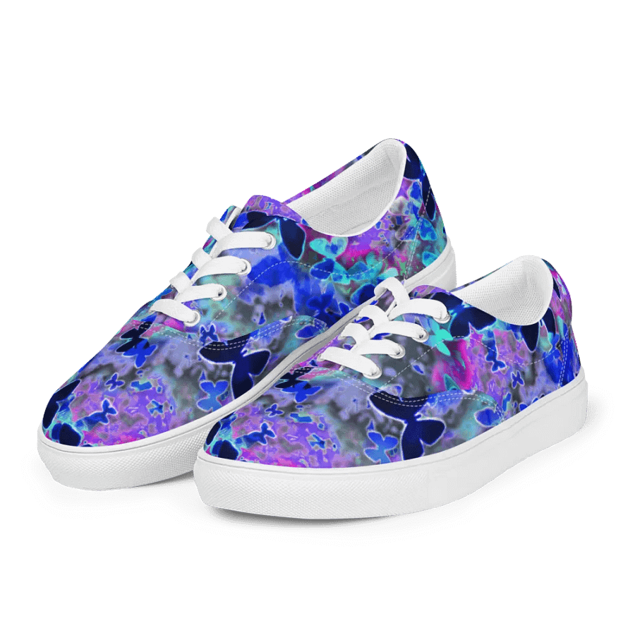 butterfly nebula lace up canvas shoes (womens) product image (7)