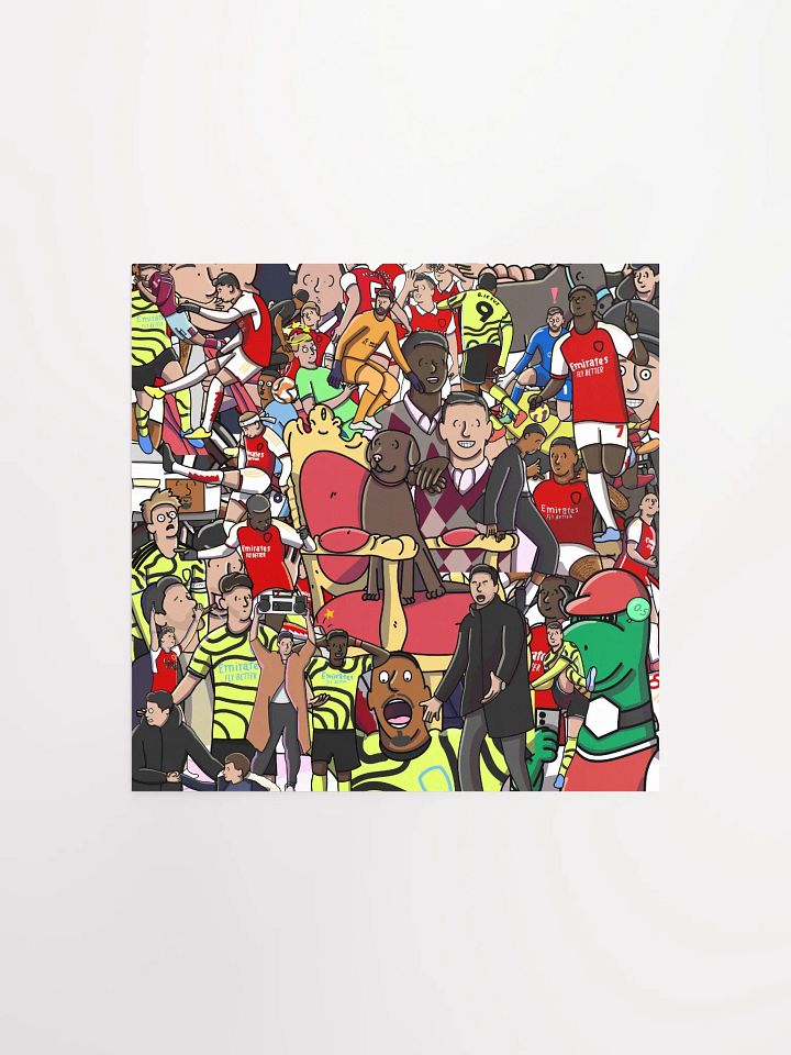 Poorly Drawn Arsenal Poster (Year 8) product image (1)