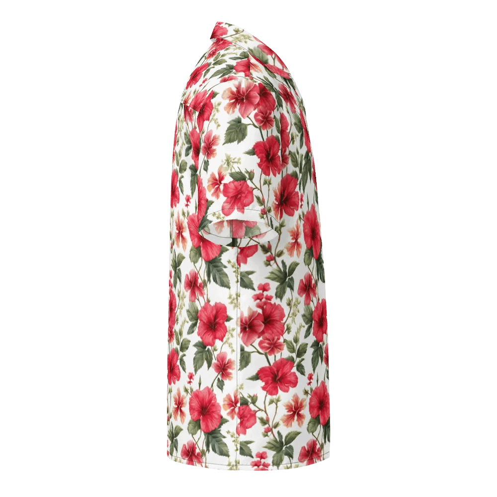 Floral Pattern Hibiscus Flowers Hawaiian Shirt product image (4)