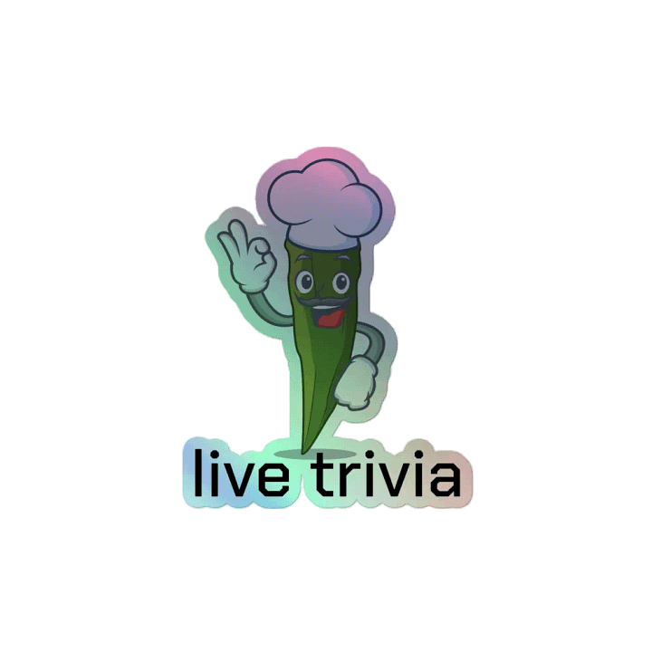 Live Trivia Holographic Stickers product image (2)