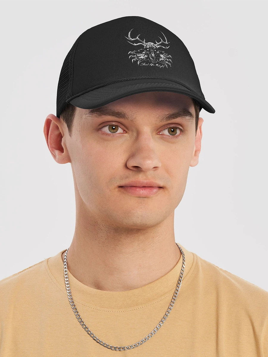 Mystical Stag Foam Trucker Hat product image (5)