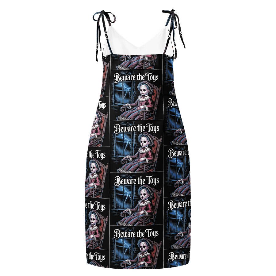 Midnight Veil Designs 'Beware the Toys' Slip Midi Chiffon Dress (XS-2XL) product image (2)