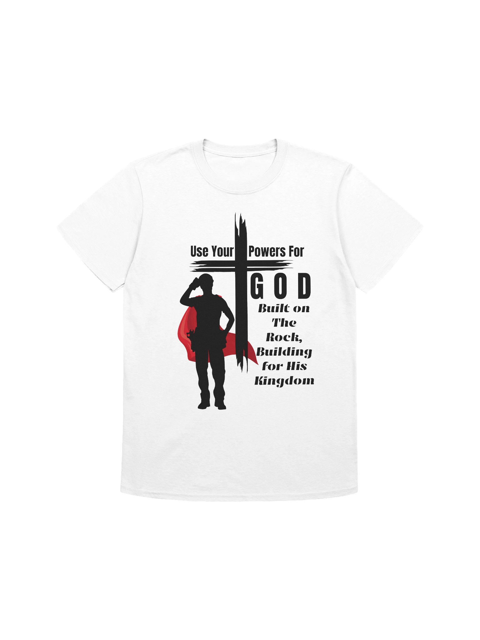 Use your powers for God - Marvel at His Goodness, Christian Superhero T-Shirt product image (1)