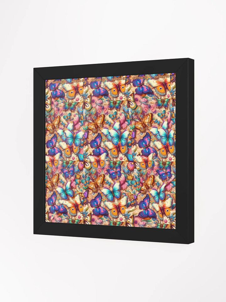 Butterfly Tunnel - Framed 3D Stereogram Poster product image (6)