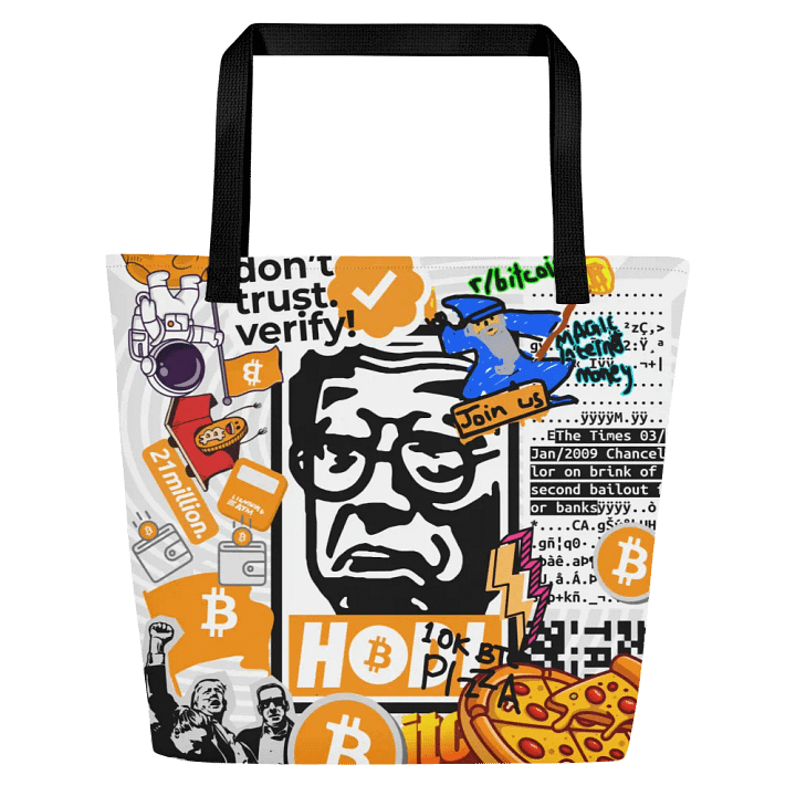 Everything Bitcoin Tote Bag product image (2)