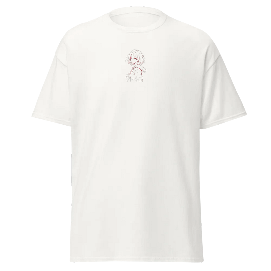 Minimalistic Anime Heavyweight Embroidered T-Shirt product image (7)