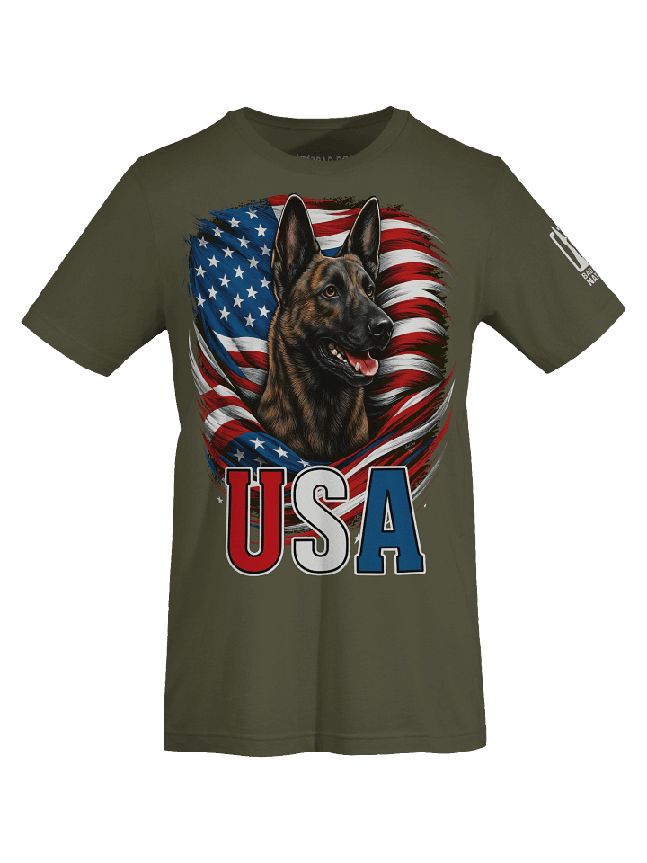 USA Dutch Shepherd - Premium Adult Unisex T-shirt product image (1)