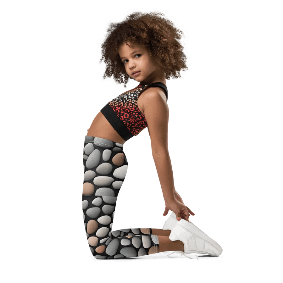 Pebble Paradise Kids Leggings product image (10)