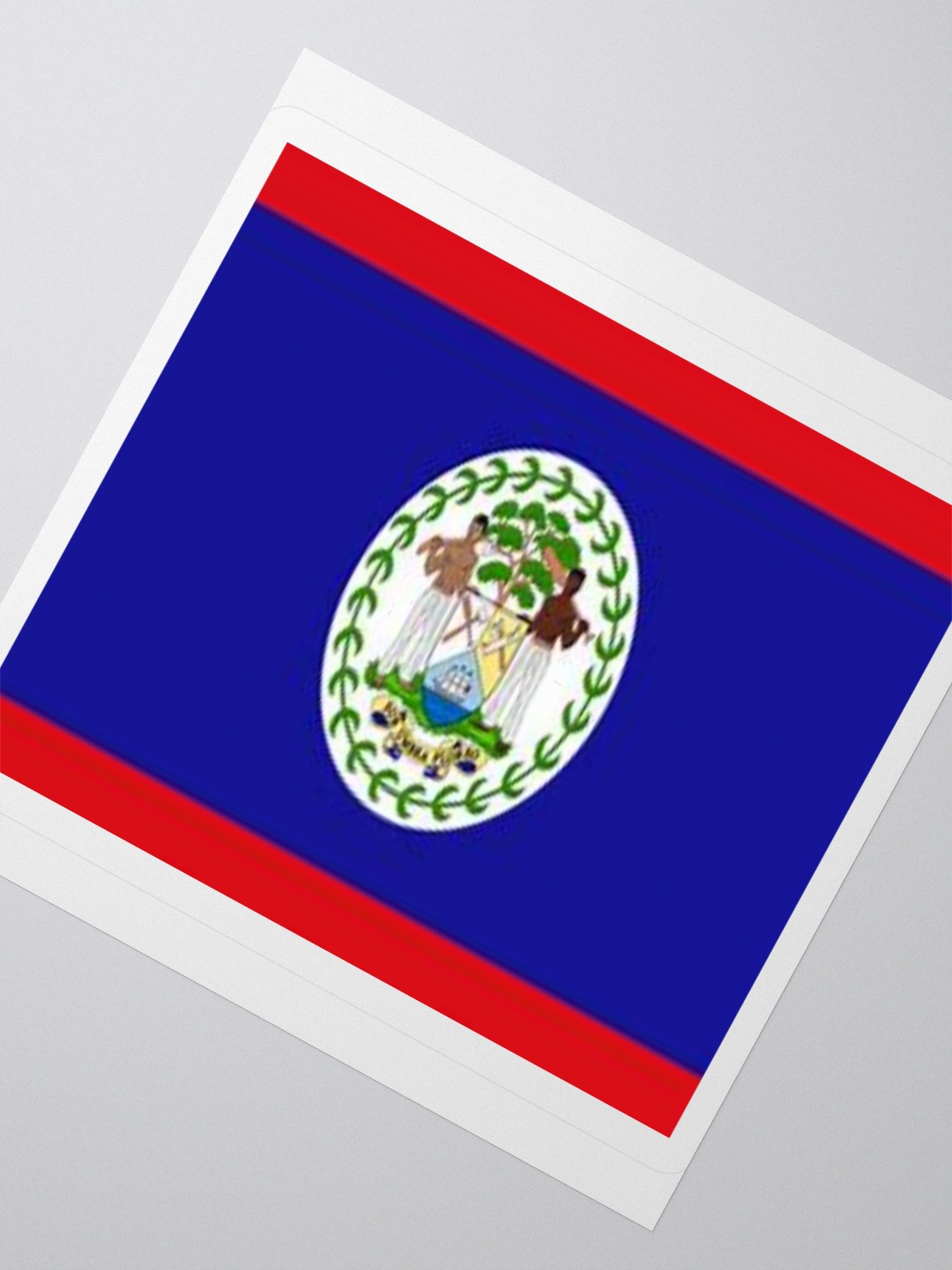 Exclusive Belize Flag Kiss-Cut Stickers - High-Quality Vinyl, Multiple Sizes product image (4)