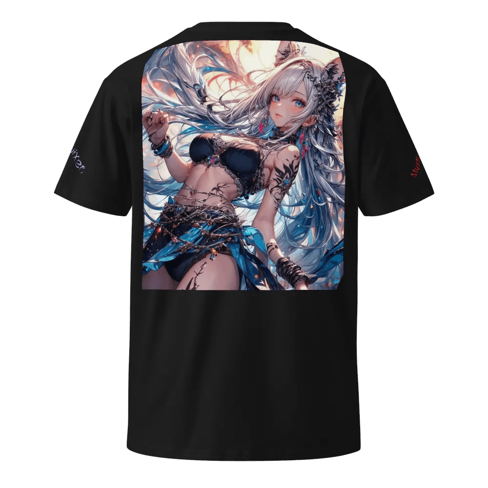 Silver Haired Anime Style Unisex T-Shirt product image (7)