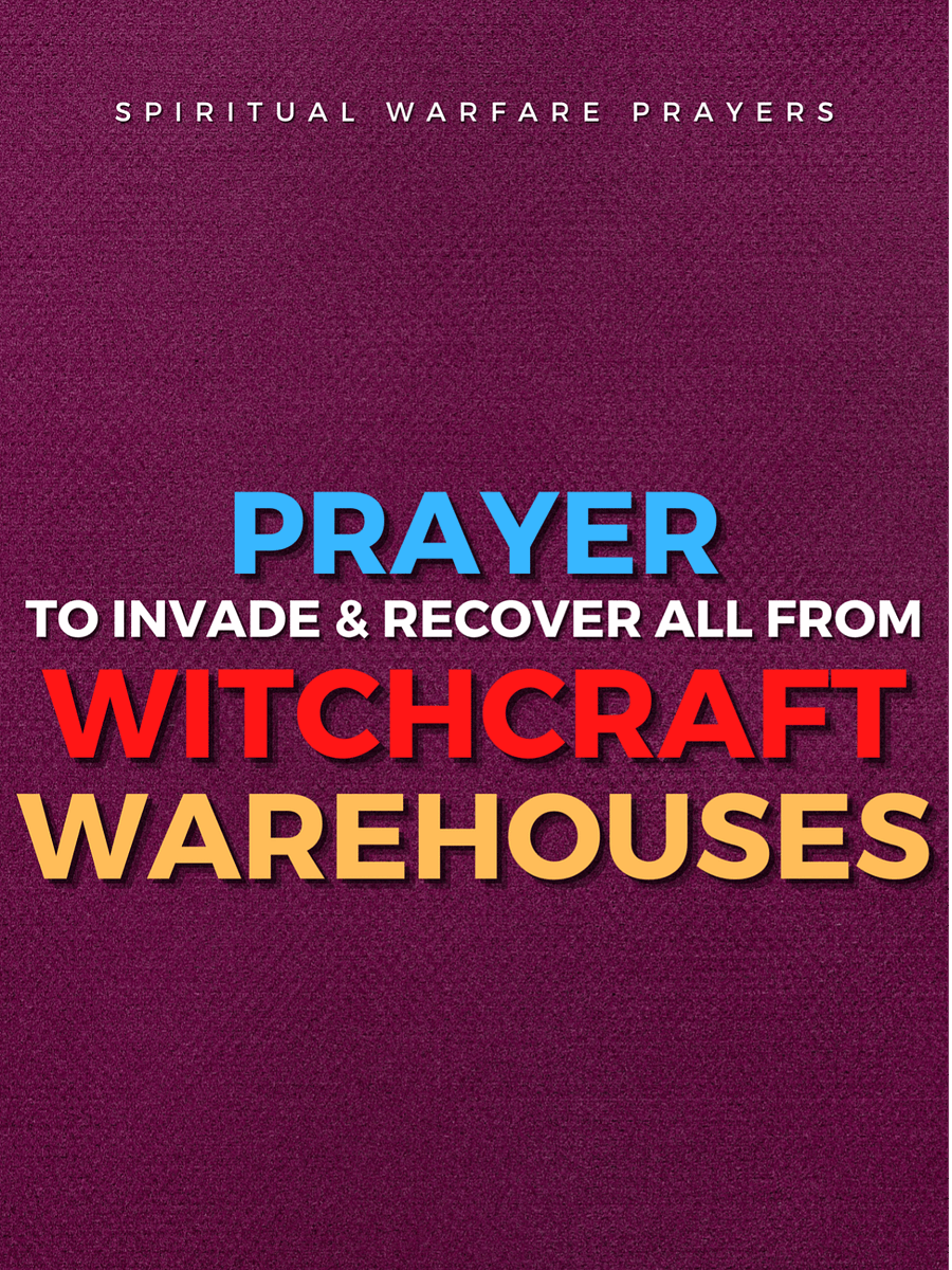 Prayer To Recover All From Witchcraft Warehouses product image (1)