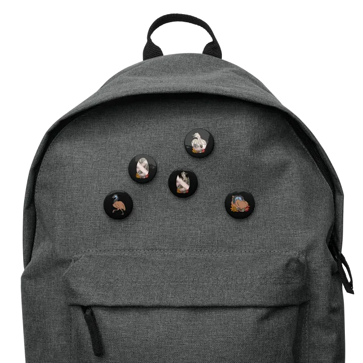 RAWR Earthen Pins - Small Black product image (2)