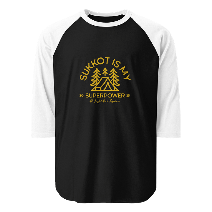 Sukkot Is My Superpower Baseball Tee product image (1)