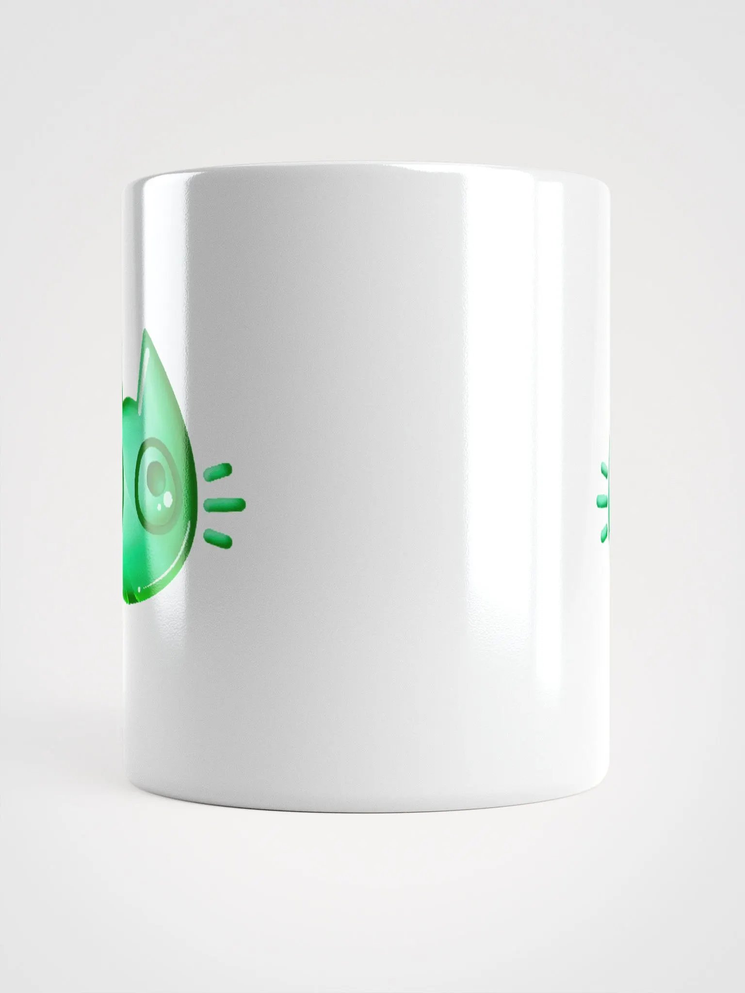 Green Cat Face Mug product image (5)