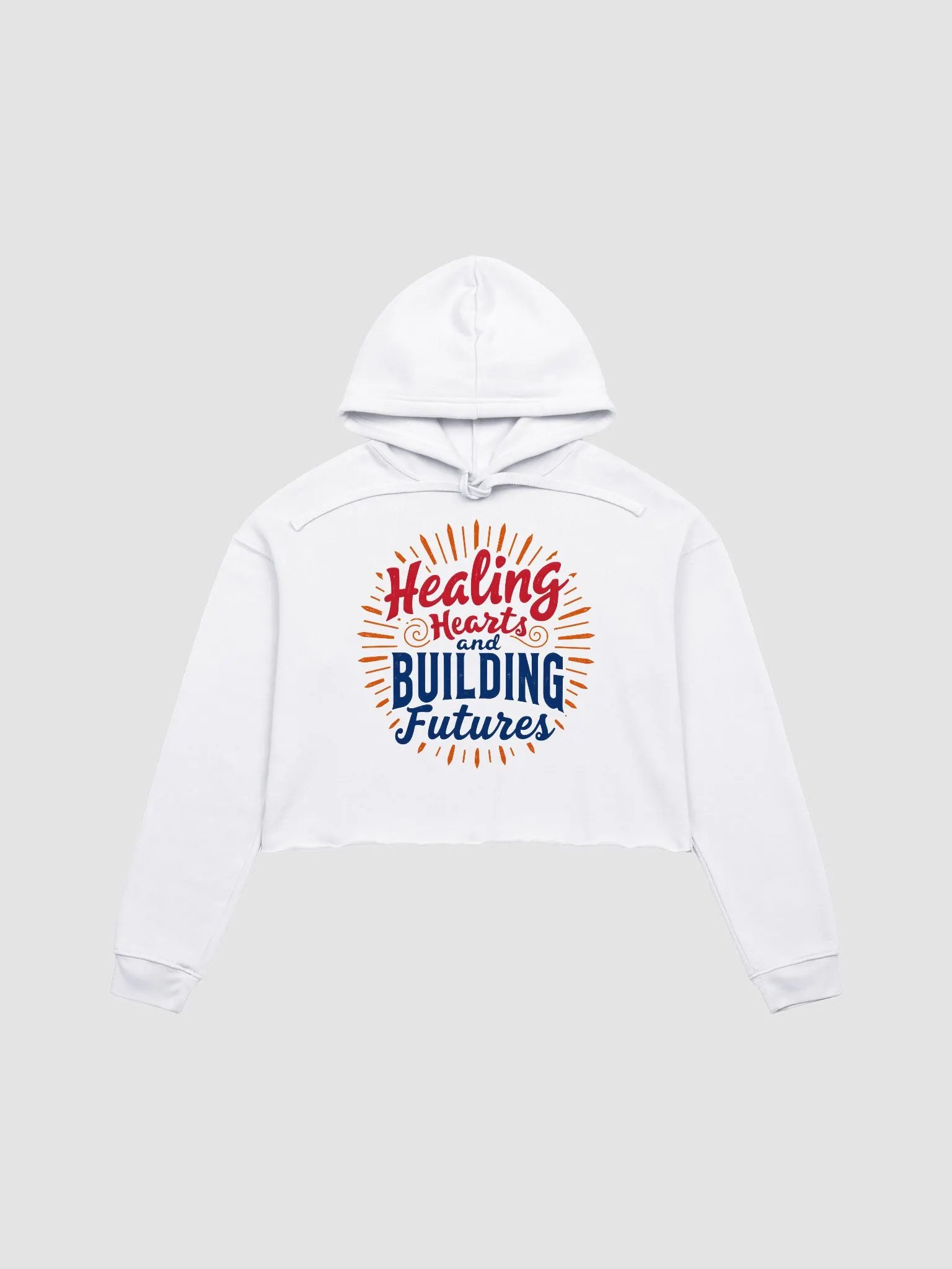 Healing Hearts & Building Futures Crop Hoodie product image (5)