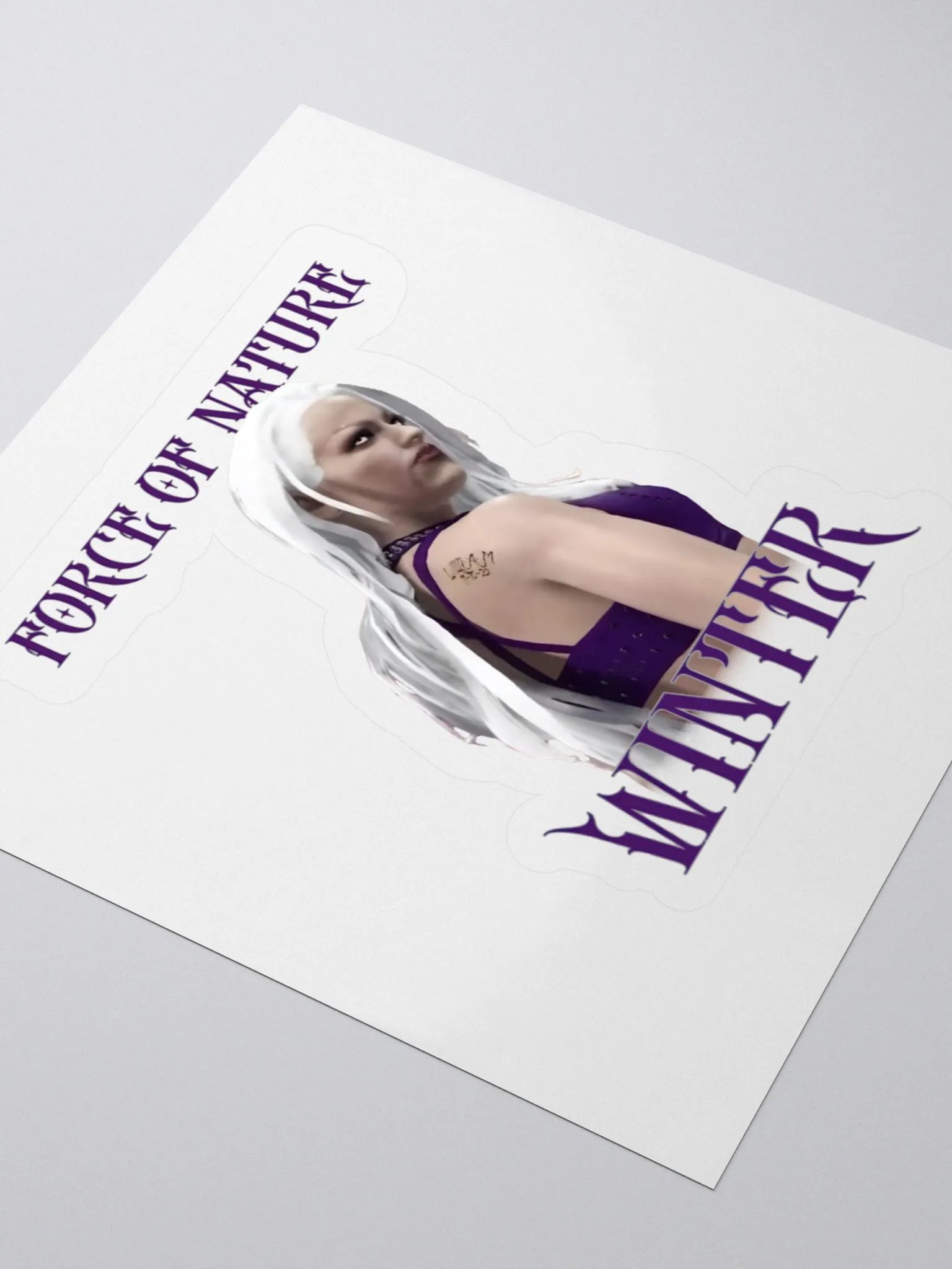 BTW Winter kiss cut stickers product image (10)