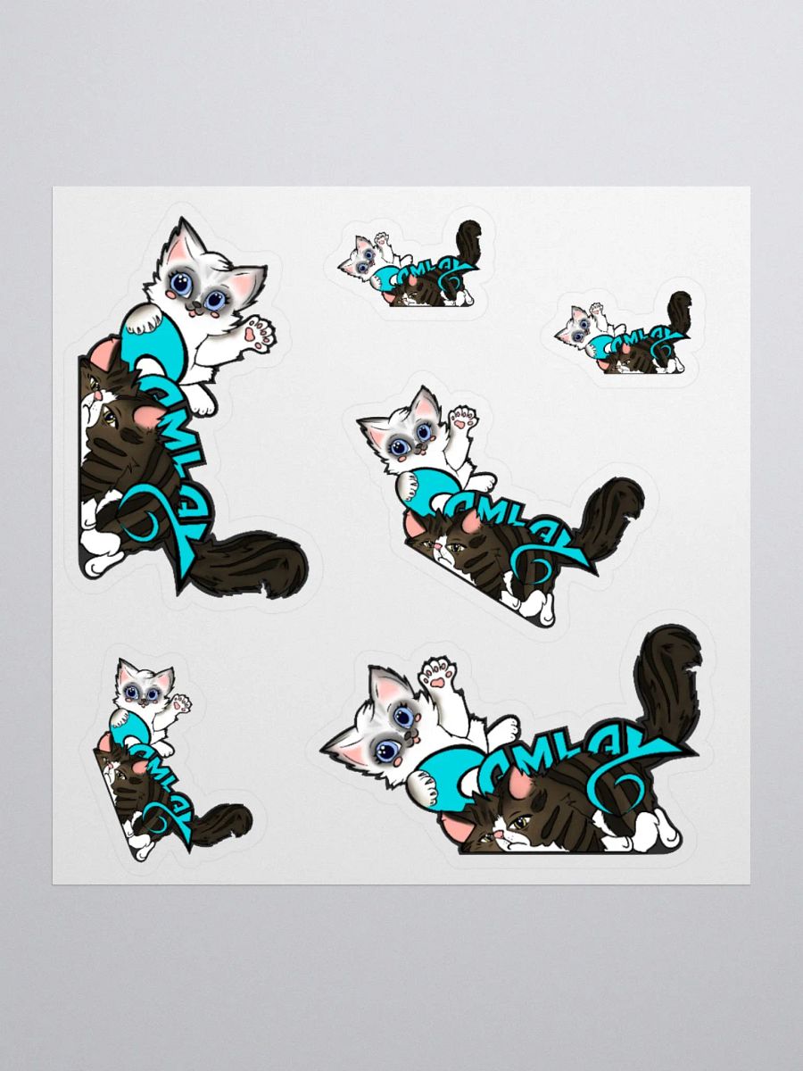 Kiss Cut Stickers: Luigi & Ariel Logo product image (1)