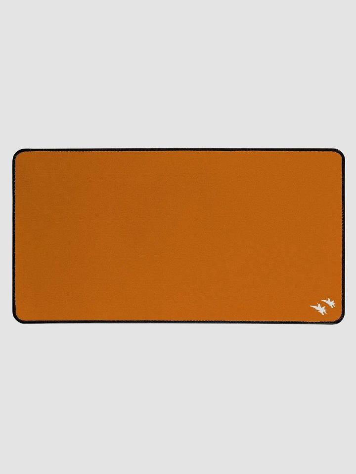Twin Hornets Logo Desk Mat, Orange product image (1)