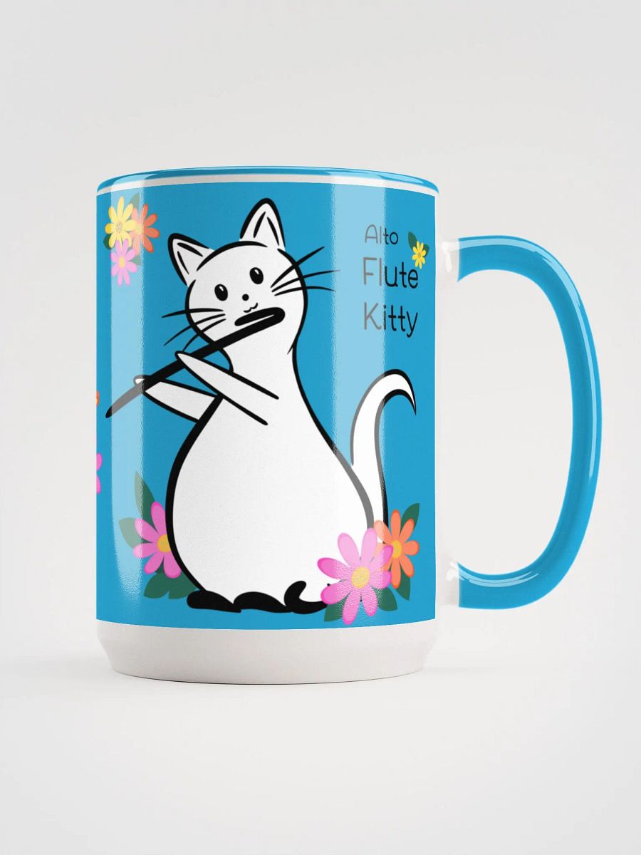 Flute Kitty Mug 15 oz - Alto Flute product image (1)