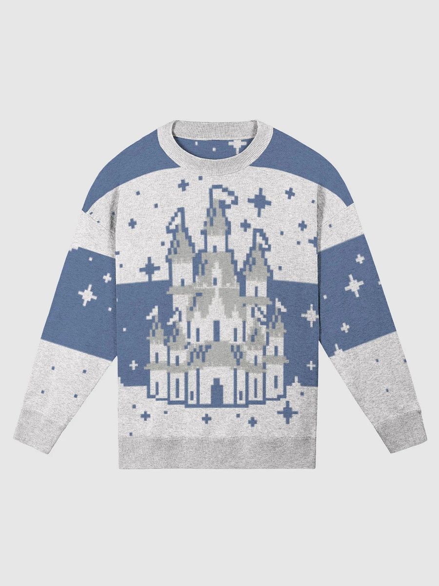 Bright Blue Christmas Castle Jumper product image (1)
