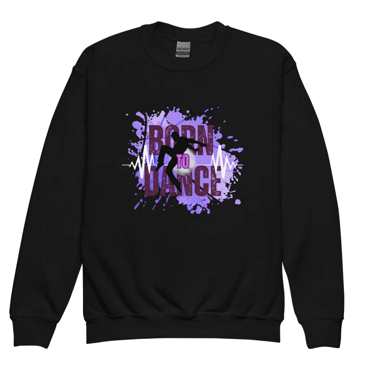 Born to Dance His Silhouette Youth Sweatshirt product image (1)