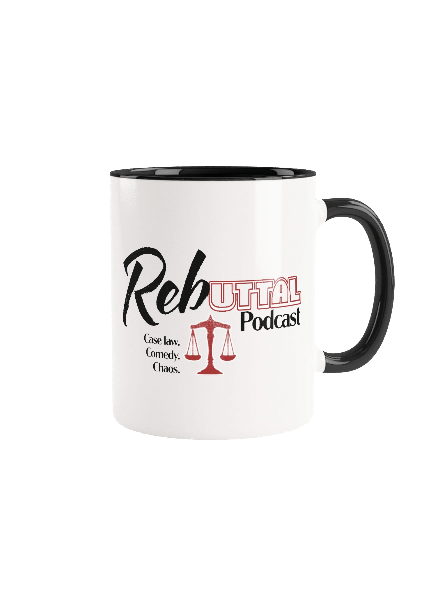Rebuttal Podcast White & Black Ceramic Mug product image (1)