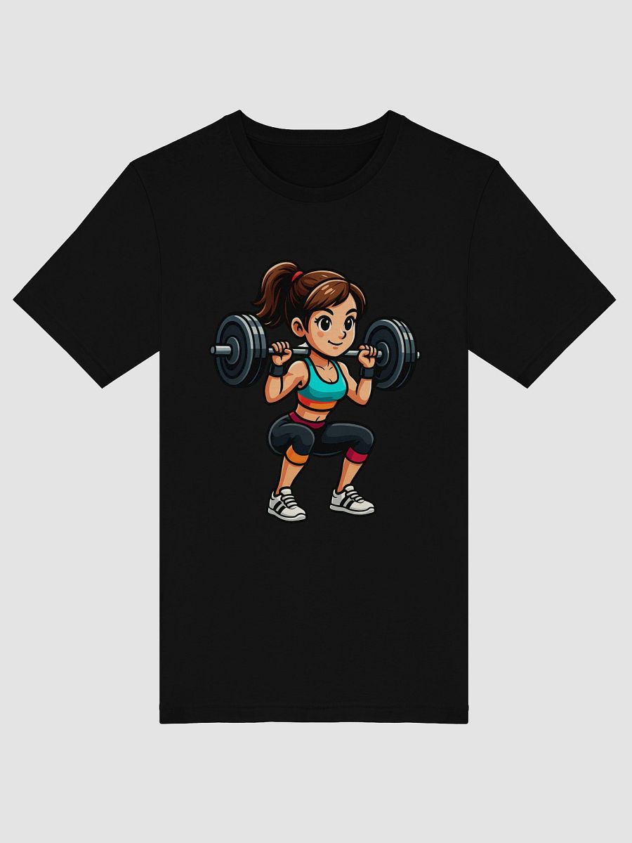 Gym Squat Queen Cartoon Character Tee product image (24)
