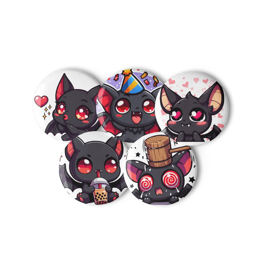 Bat Emote Pins product image (3)