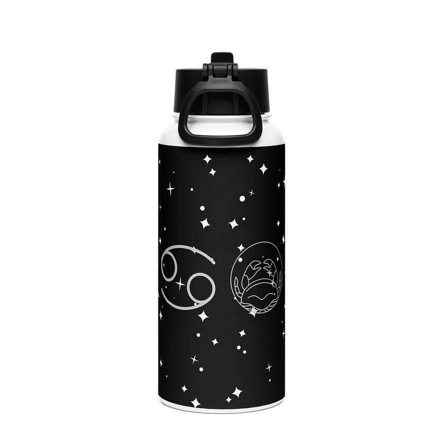 Astrology Cancer Zodiac Steel Water Bottle product image (2)