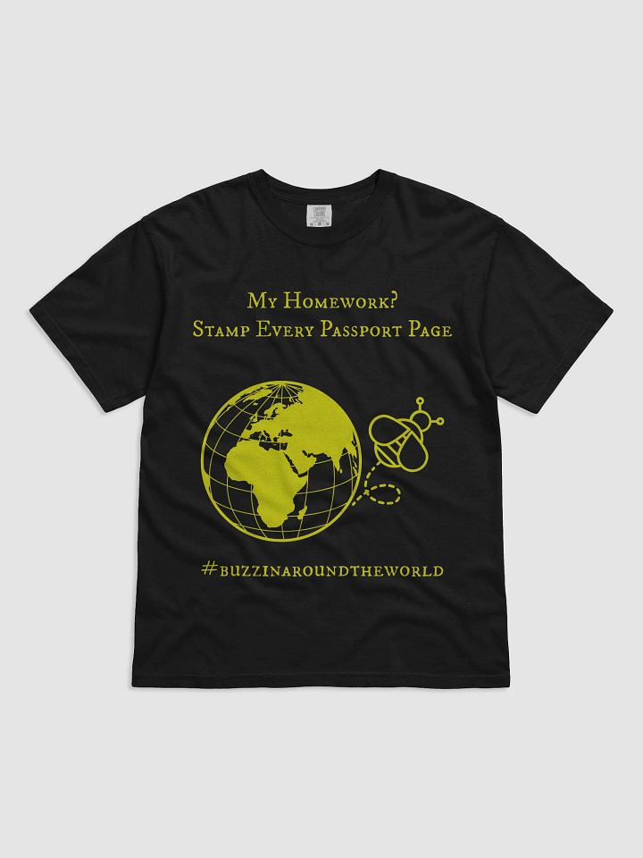 My Homework? Stamp Every Passport Page - T-Shirt - Classic Colors product image (7)