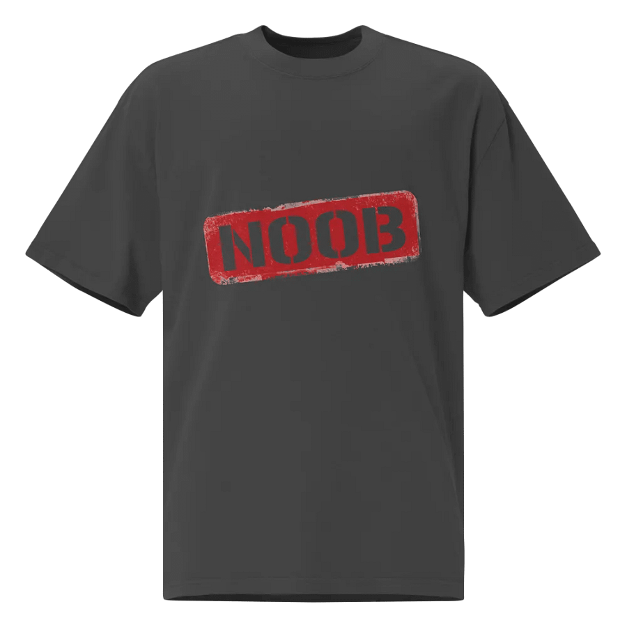 Oversized NooB T-shirt product image (1)