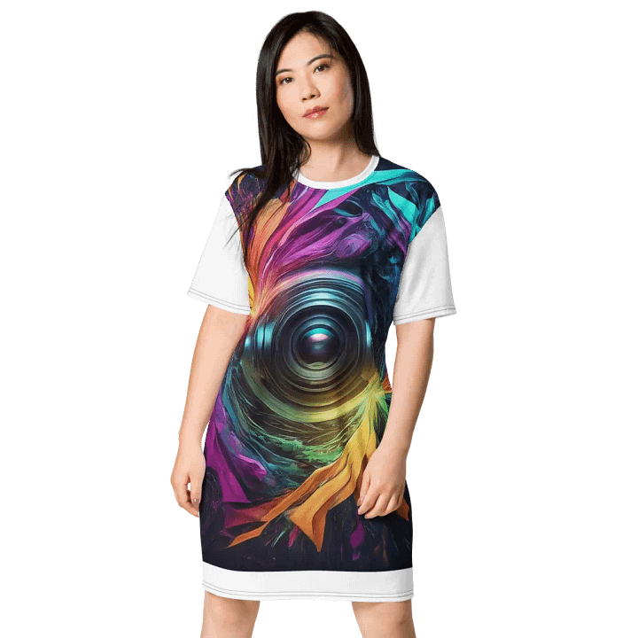 Ethereal Lens Flow T-Shirt Dress product image (1)
