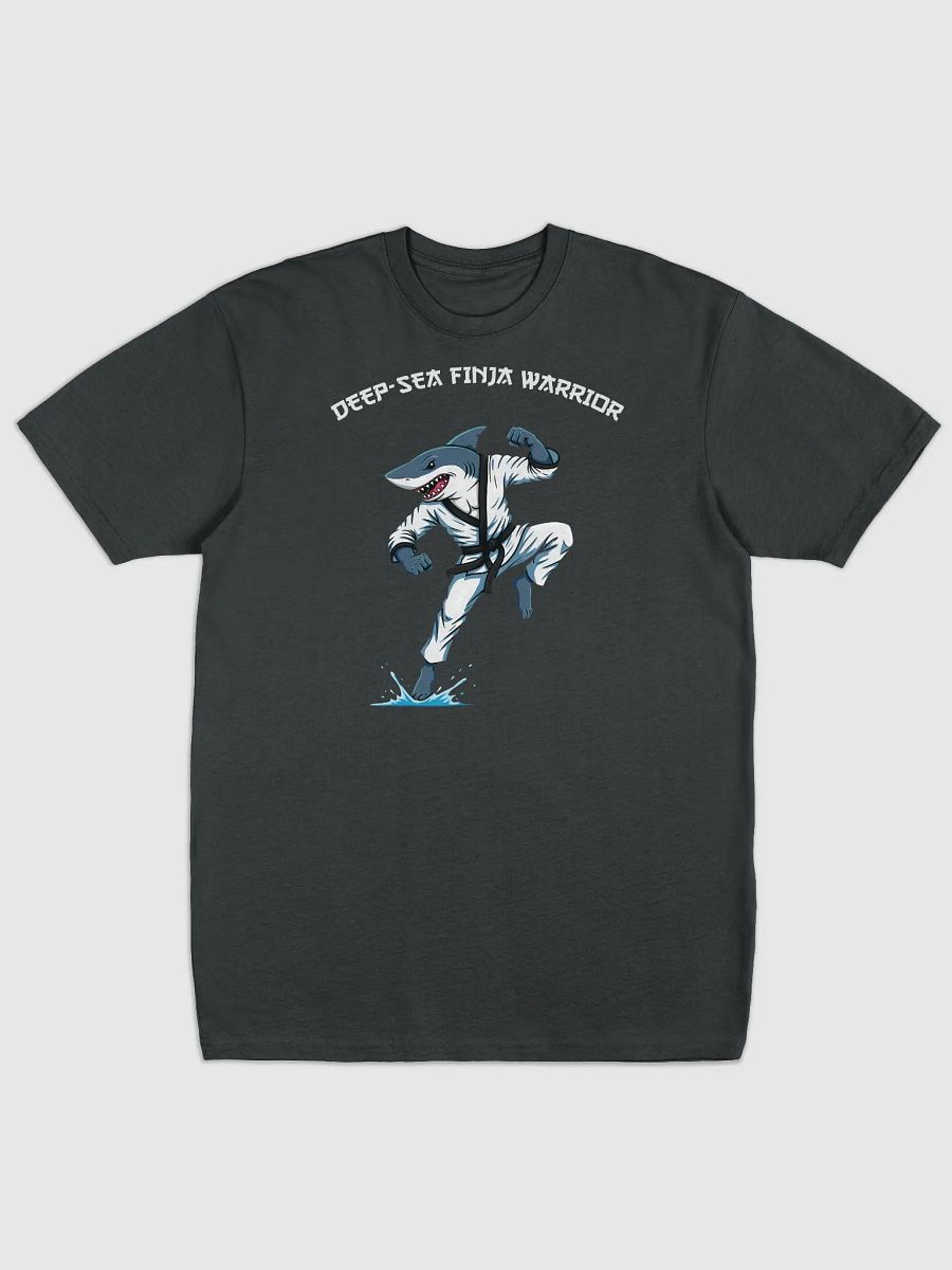 Deep-Sea Finja Warrior – Funny Shark Karate T-Shirt product image (2)