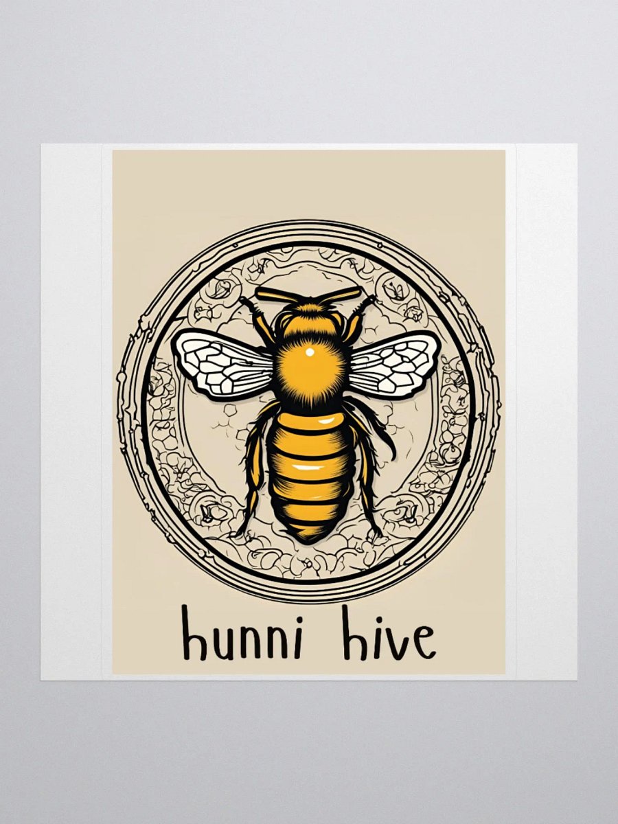 Bee Hunni Hive Sticker product image (1)