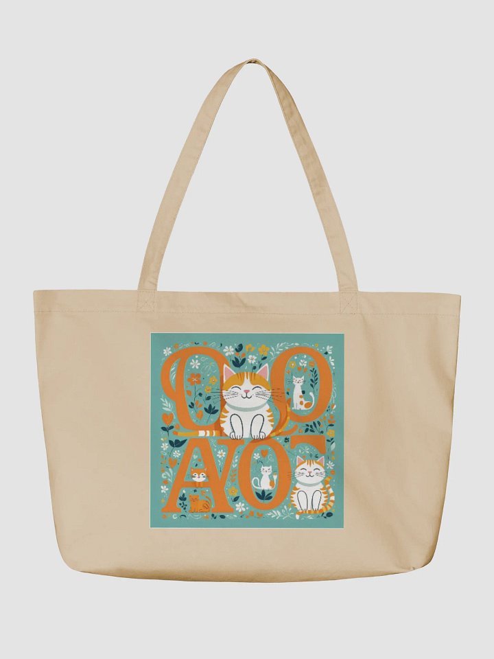 Whimsical Cat Garden Tote Bag product image (2)