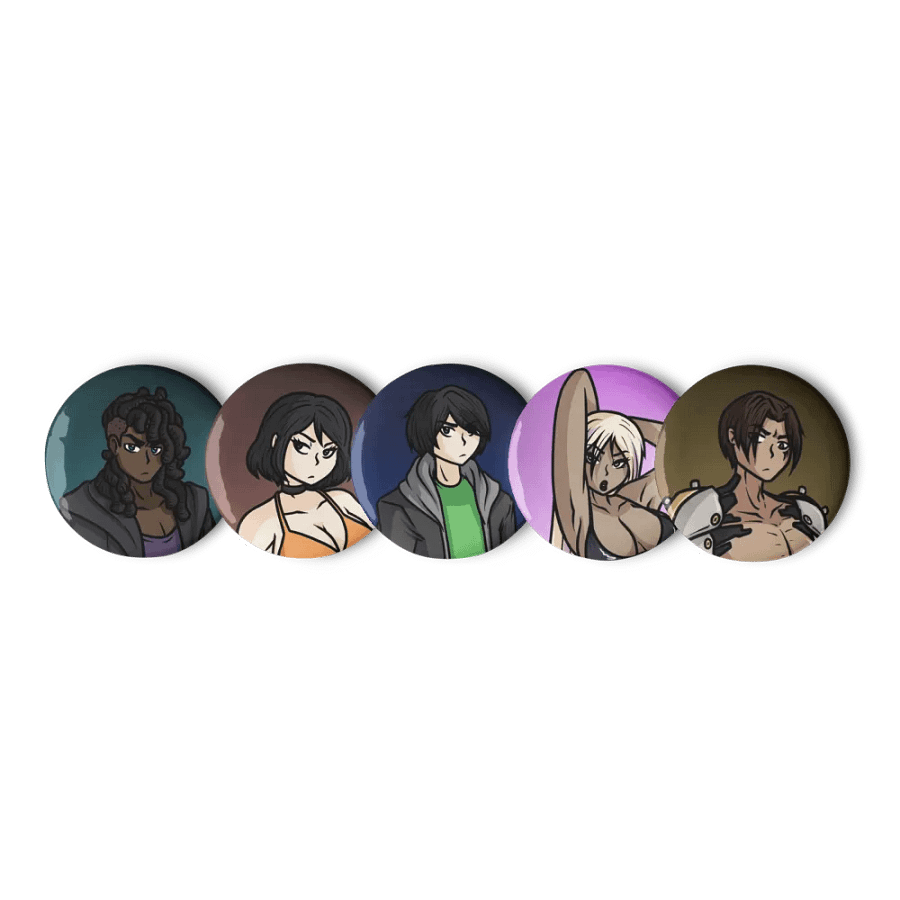 Obsidian Blaze Character Pin Set product image (1)