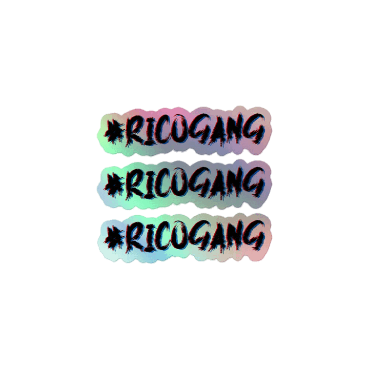 RICOGANG Holographic Stickers (Set of 3) product image (1)
