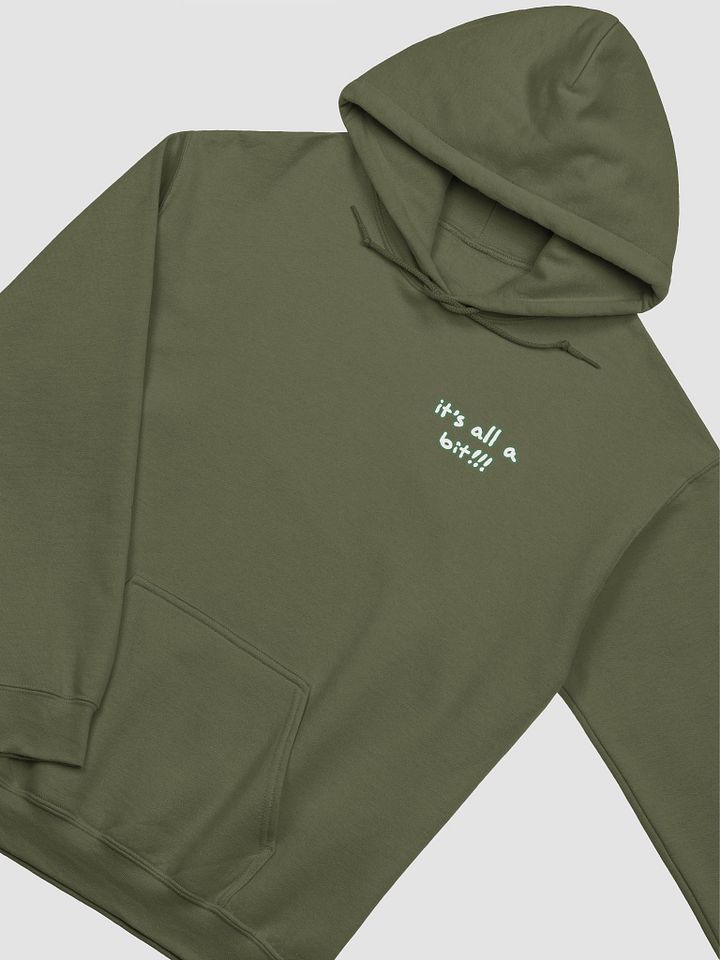 “It’s all a bit!!!” (sm. lined design, #527453) classic hoodie product image (49)