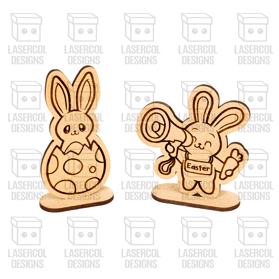 Easter Cutouts With Base Set 3 - Laser Cut Files product image (6)