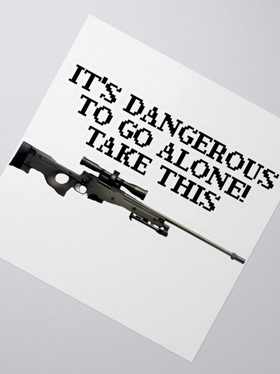 It's Dangerous to Go Alone! Take This AWP Stickers product image (2)