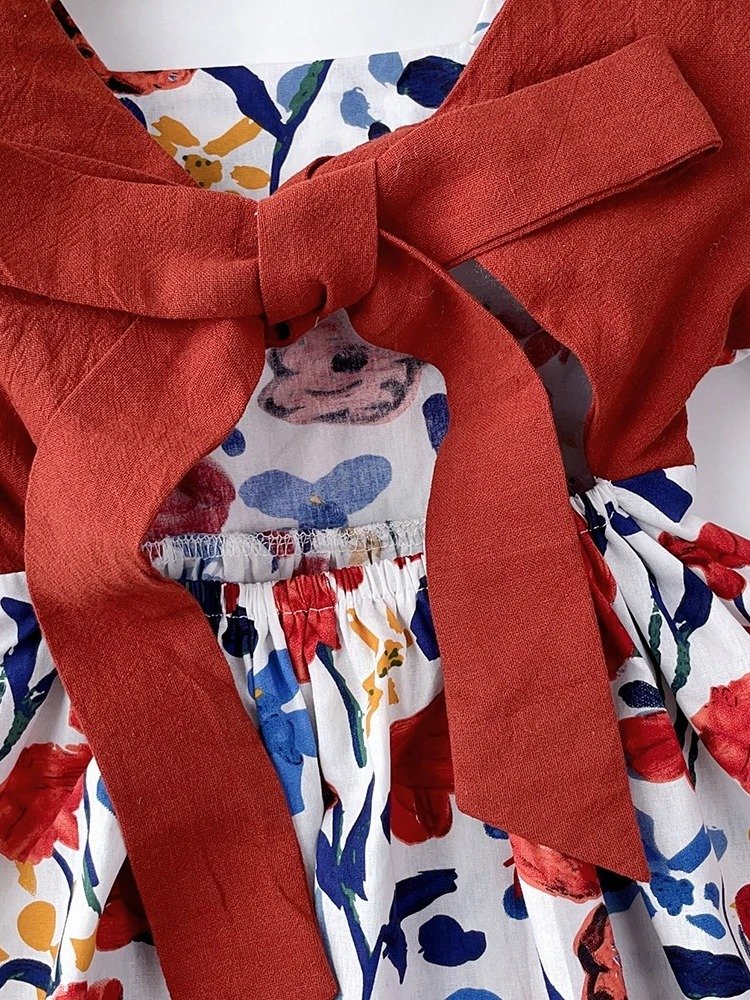 Tulip Blush Puff Sleeve Dress product image (5)