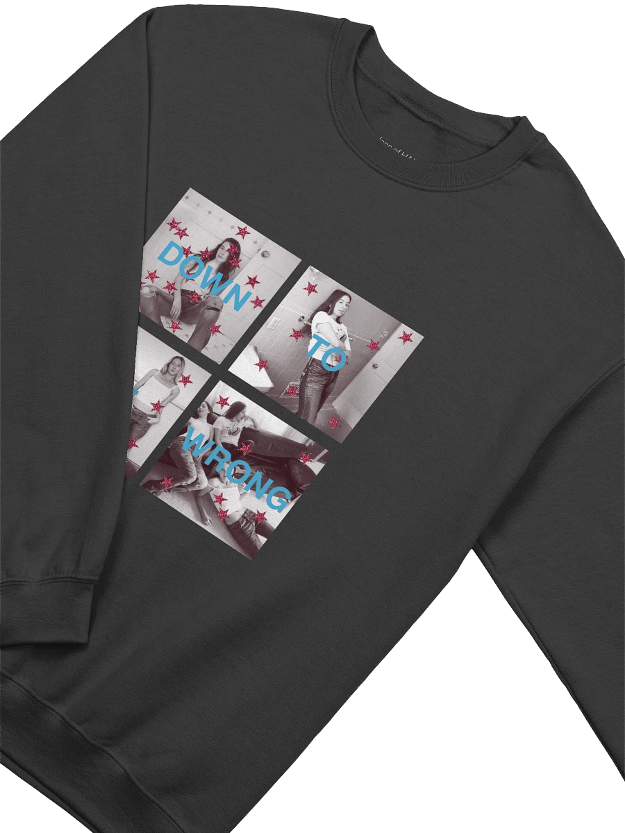 DOWN TO BE WRONG sweatshirt product image (2)