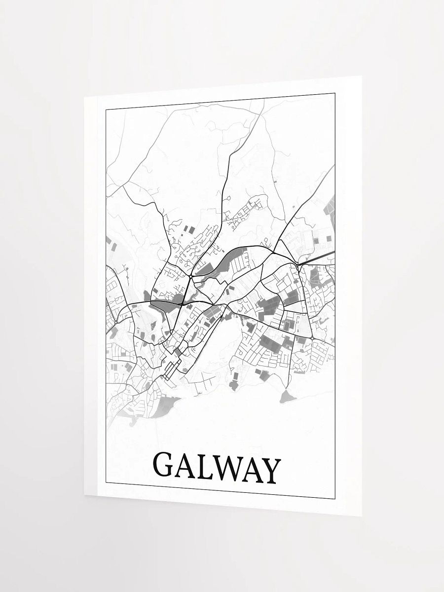 Galway, Éire, city map print product image (9)