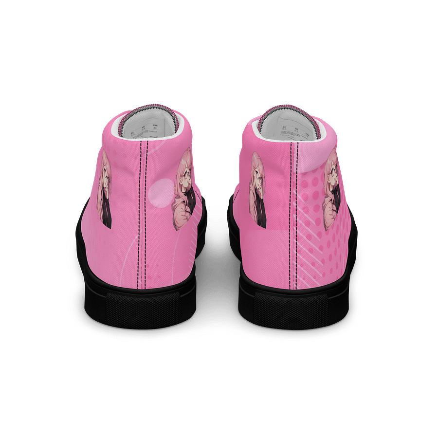 (PINK WAIFU) K Women's High Top Canvas Shoes product image (4)