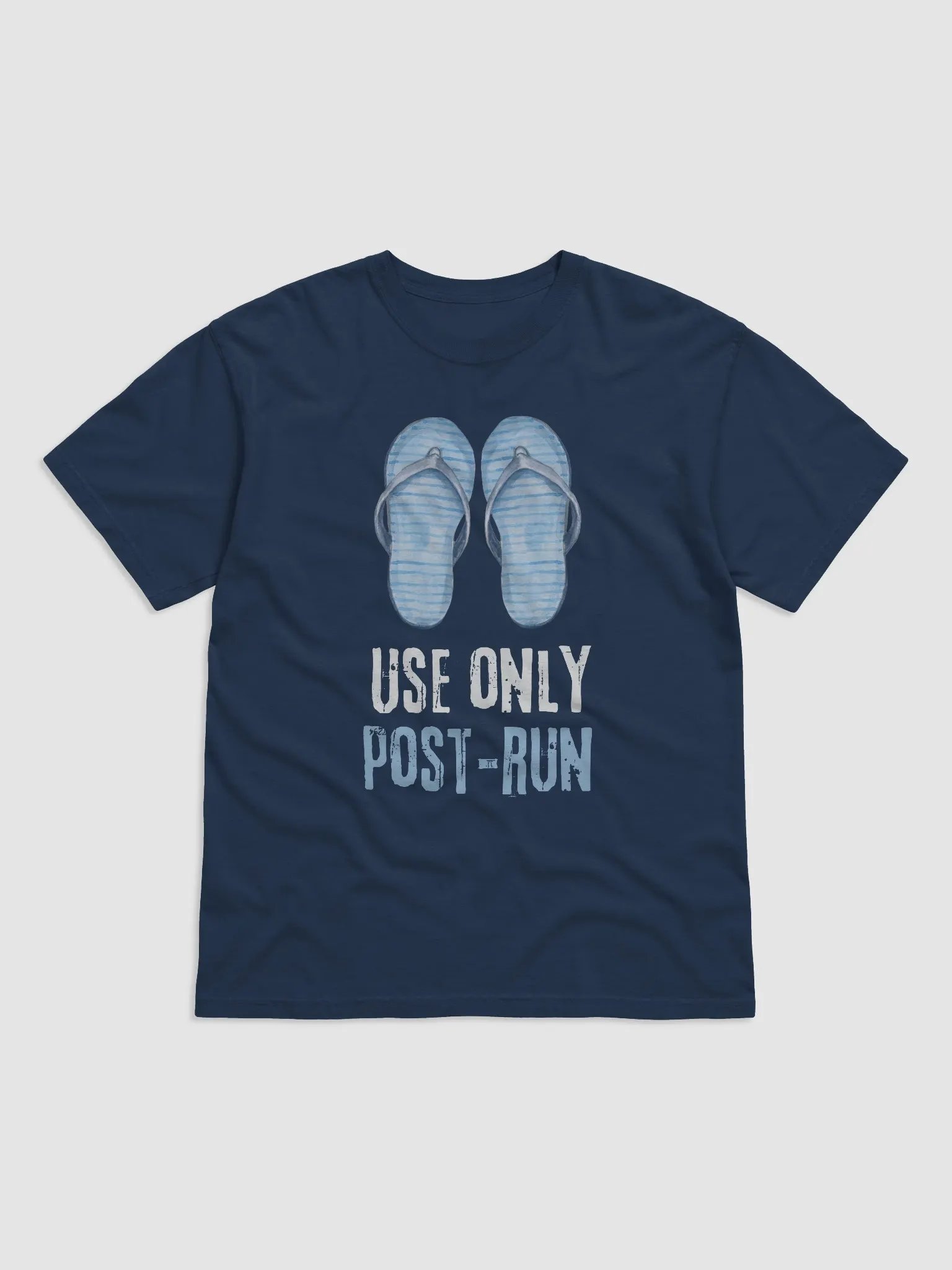 Post-Run Striped Flip-Flops Tee product image (2)