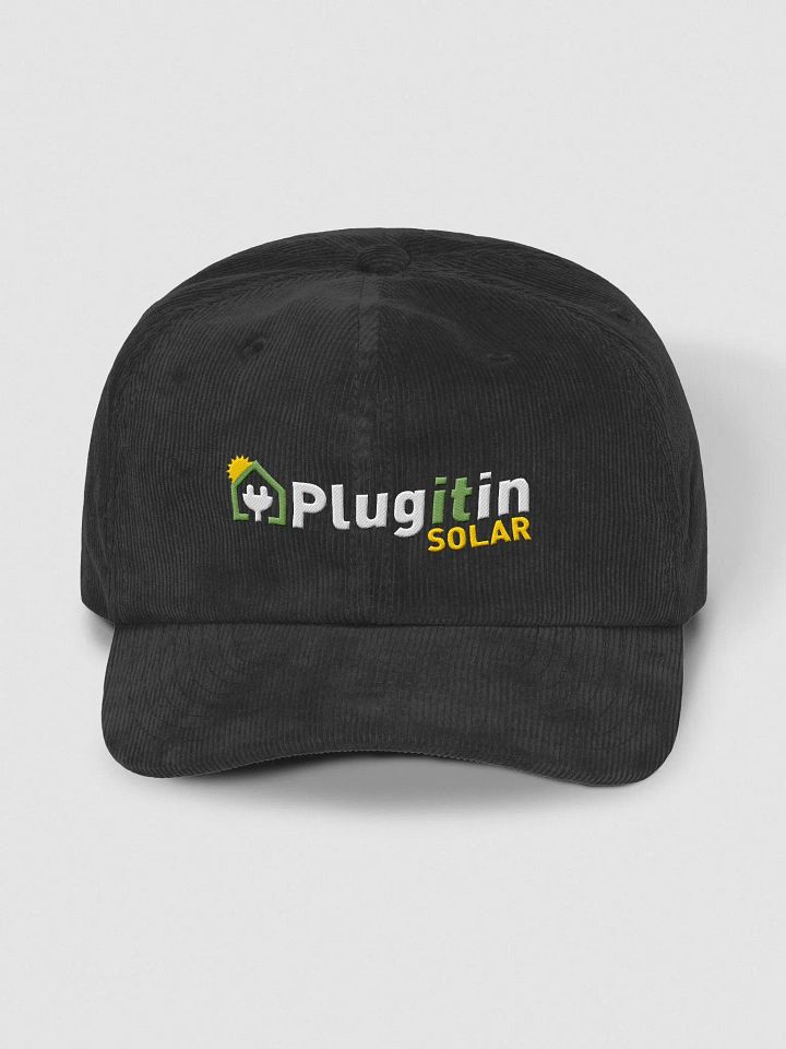 Plug It In Solar High-Quality Corduroy Dad Hat product image (1)